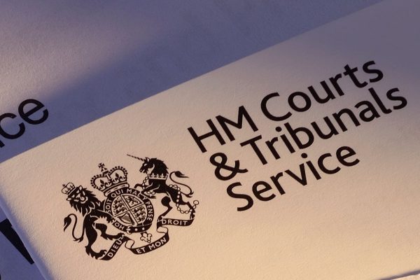 Headed paper from a "HM Courts & Tribunal Service" document